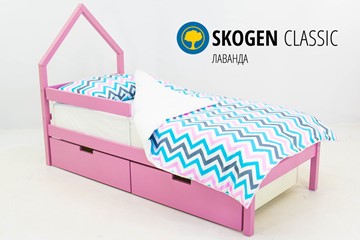 Кровать-домик детская мини Skogen лаванда в Рязани