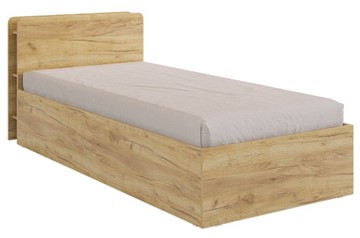 Кроватка с основанием Юниор 90х200 (дуб крафт золотой) в Рязани
