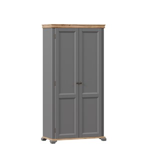 Шкаф в гостинную двухстворчатый Амели (Оникс серый) ЛД 642.880 в Рязани