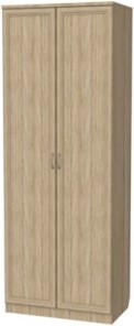 Распашной шкаф 100 со штангой, цвет Дуб Сонома в Рязани