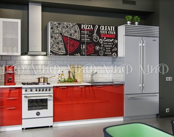 Кухонный гарнитур фотопечать Пицца 2,0 в Рязани