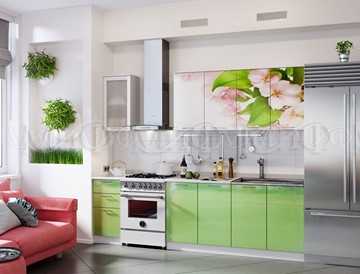Кухонный гарнитур фотопечать Яблоневый цвет 2,0 в Рязани