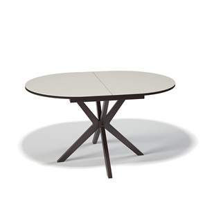 Стеклянный стол Kenner B1300 (Венге/Стекло крем сатин) в Рязани