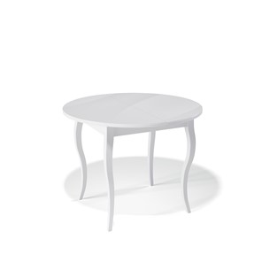 Стол из стекла Kenner 1000С (Белый/Стекло белое глянец) в Рязани