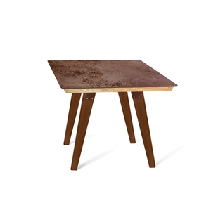 Керамический кухонный стол SHT-TU16 (4 шт.)/ТT8 60/60 (темный орех/прозрачный лак/коричневая сепия) в Рязани