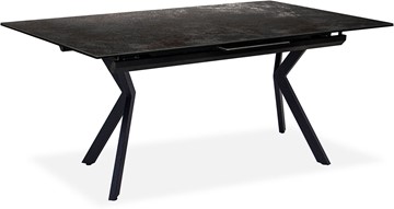 Кухонный стол раздвижной Бордо 3CX 180х95 (Oxide Nero/Графит) в Рязани