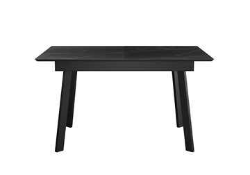 Керамический стол DikLine SKH125 Керамика Черный мрамор/подстолье черное/опоры черные (2 уп.) в Рязани