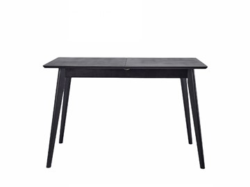Кухонный стол раскладной Daiva Пегас Сlassic Plus 120, Черный в Рязани
