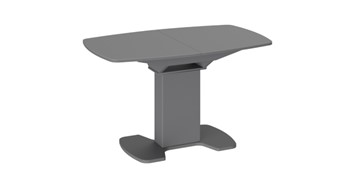 Стол со стеклянной столешницей Портофино (СМ(ТД)-105.02.11(1)), цвет Серое/Стекло серое матовое LUX в Рязани