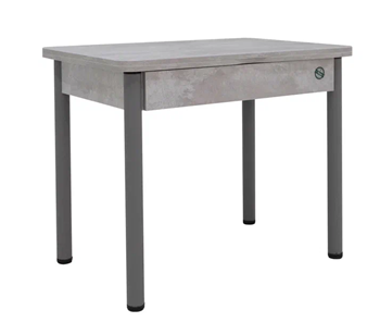 Маленький обеденный стол Прайм-3Р, Цемент светлый в Рязани