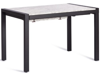 Кухонный стол раздвижной SVAN (mod. 1011) ЛДСП+меламин/металл, 120+67х74х75, сосна/чёрный арт.19490 в Рязани