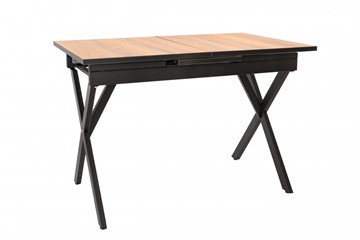 Кухонный стол Илком Стайл № 11 (1100*700 мм.) столешница пластик, форма Флан, без механизма в Рязани