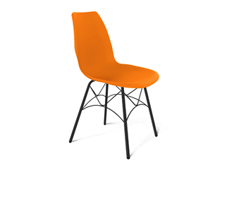 Обеденный стул SHT-ST29/S107 (оранжевый ral2003/черный муар) в Рязани