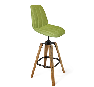 Барный стул SHT-ST29-C1/S93 (оливковый/брашированный коричневый/черный муар) в Рязани