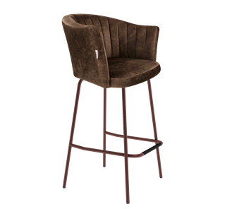Барный стул SHT-ST42-1 / SHT-S29P (кофейный трюфель/медный металлик) в Рязани