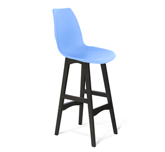 Барный стул SHT-ST29/S65 (голубой pan 278/венге) в Рязани
