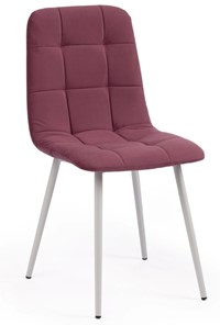 Обеденный стул CHILLY MAX 45х54х90 сливовый 16/белый арт.18286 в Рязани
