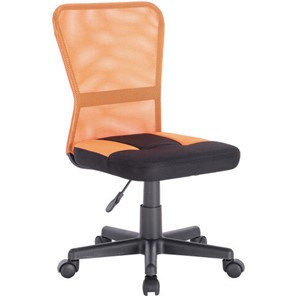 Офисное кресло Brabix Smart MG-313 (без подлокотников, комбинированное, черное/оранжевое) 531844 в Рязани