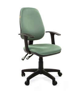 Офисное кресло CHAIRMAN 661 Ткань стандарт 15-158 зеленая в Рязани