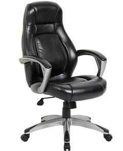 Офисное кресло Brabix BRABIX PREMIUM "Turbo EX-569", экокожа, спортивный дизайн, черное, 531014 в Рязани
