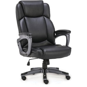 Кресло Brabix Premium Favorite EX-577 (пружинный блок, рециклированная кожа, черное) 531934 в Рязани