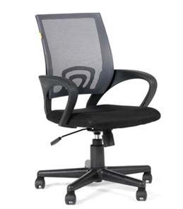 Офисное кресло CHAIRMAN 696 black Сетчатый акрил DW63 темно-серый в Рязани