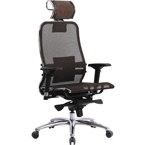 Кресло офисное Метта Samurai S-3.04, темно-коричневый в Рязани