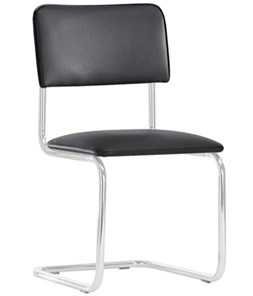 Офисный стул Sylwia chrome P100, кож/зам V4 в Рязани