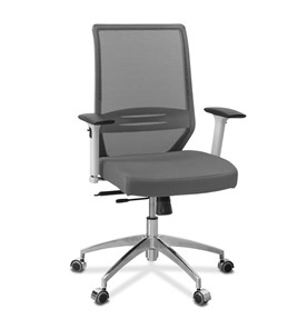 Кресло для руководителя Aero lux, сетка/ткань TW / серая/серая TW в Рязани