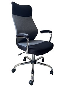 Кресло офисное C168 черный/серый в Рязани
