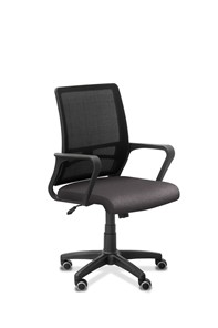 Офисное кресло Акцент, сетка YM/ткань Bahama / черная/серая в Рязани