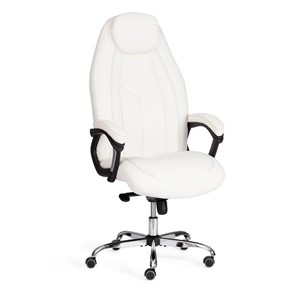 Офисное кресло BOSS Lux, кож/зам, белый, арт.21152 в Рязани
