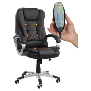 Офисное кресло BRABIX "Comfort MS-003", 6 массажных модулей, экокожа, черное, 532521 в Рязани