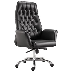 Офисное кресло BRABIX PREMIUM "Legacy EX-750", синхромеханизм, алюминий, экокожа, черное, 532492 в Рязани