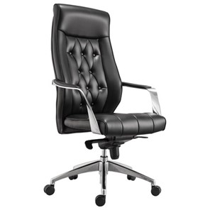 Офисное кресло BRABIX PREMIUM "Sonata EX-754", мультиблок, алюминий, экокожа, черное, 532491 в Рязани