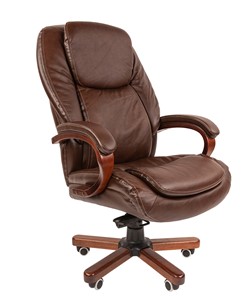 Офисное кресло CHAIRMAN 408, коричневый в Рязани