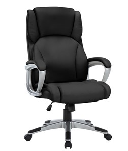 Офисное кресло CHAIRMAN CH665 эко кожа черная в Рязани