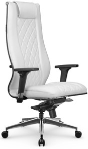 Кресло офисное МЕТТА L 1m 50M/2D Infinity Easy Clean мультиблок, нижняя часть 17839 белый в Рязани