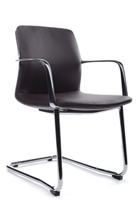 Кресло для офиса Plaza-SF (FK004-С11), темно-коричневый в Рязани