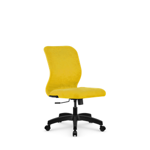 Кресло компьютерное SU-Mr-4/подл.000/осн.001 желтый в Рязани