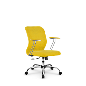 Офисное кресло SU-Mr-4/подл.078/осн.003 желтый в Рязани
