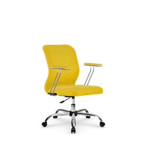 Кресло SU-Mr-4/подл.078/осн.006 желтый в Рязани