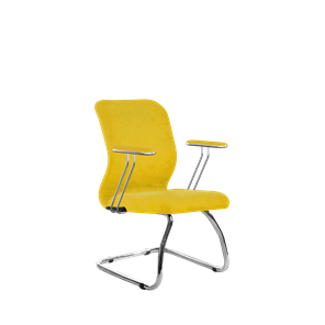 Кресло офисное SU-Mr-4/подл.078/осн.007 желтый в Рязани