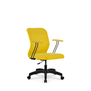 Офисное кресло SU-Mr-4/подл.079/осн.005 желтый в Рязани