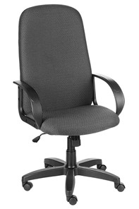Офисное кресло ДамОфис Амбасадор JP15/1 серый ромбик в Рязани