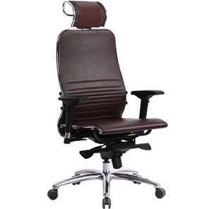 Кресло офисное Samurai K-3.04 темно-бордовый в Рязани