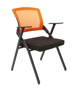 Кресло компьютерное CHAIRMAN NEXX сетчатый акрил DW66 оранжевый в Рязани