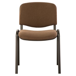 Офисный стул Brabix Iso CF-005 (черный каркас, ткань коричневая) в Рязани