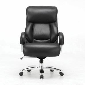 Кресло Brabix Premium Pride HD-100 (натуральная кожа, черное) в Рязани