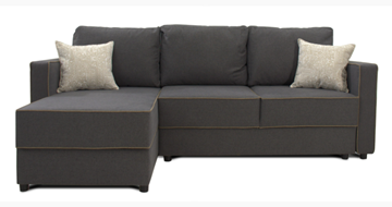 Угловой диван Jordan (Uno grey+Atrium01+Uno cottun) в Рязани